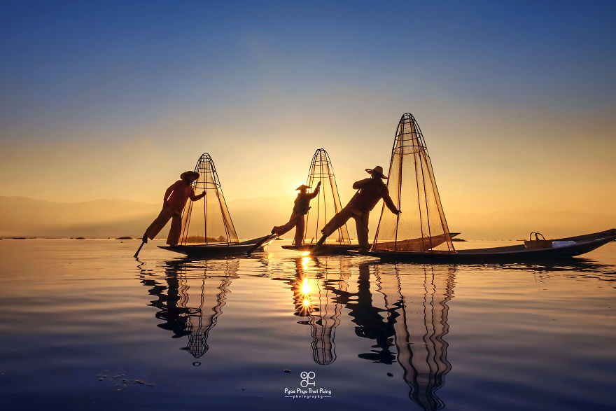 The Fishermen From Inle Lake , Most Magical Travel Photography By Pyae Phyo Thet Paing The Fishermen From Inle Lake , Most Magical Travel Photography By Pyae Phyo Thet Paing