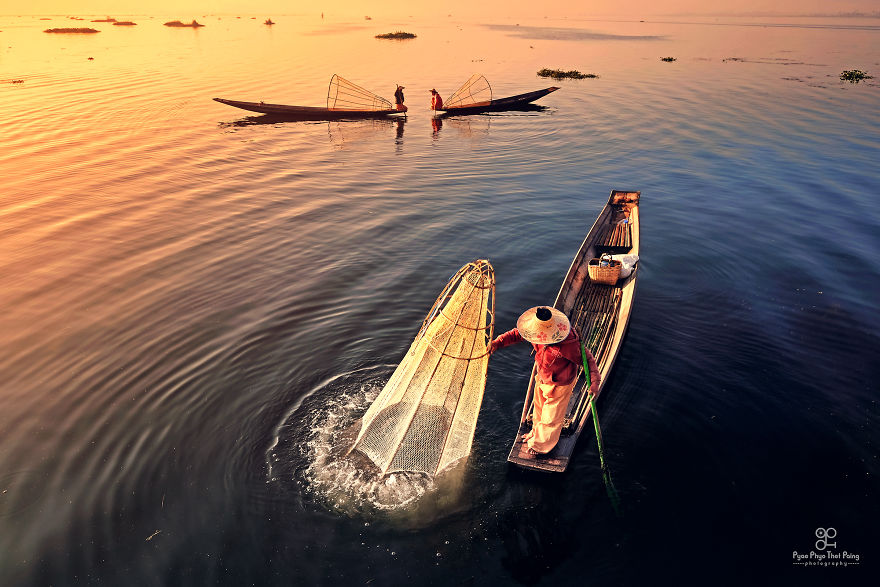 The Fishermen From Inle Lake , Most Magical Travel Photography By Pyae Phyo Thet Paing The Fishermen From Inle Lake , Most Magical Travel Photography By Pyae Phyo Thet Paing