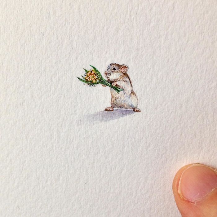 The Stunning Mini Paintings By Brooke Rothshank