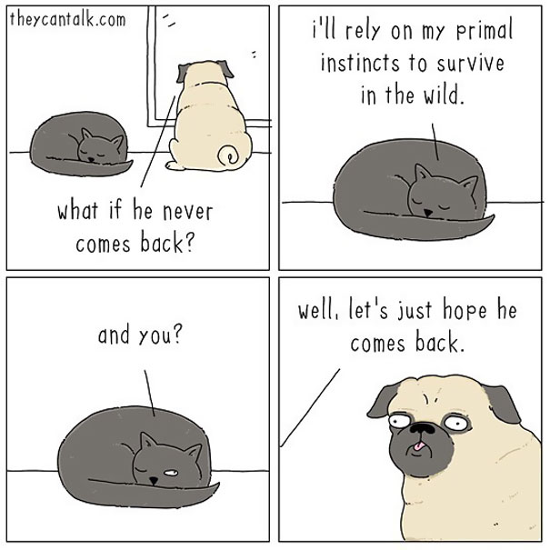 40 Comics Reveal What Animals Would Say If They Could Talk (New Pics) |  Bored Panda