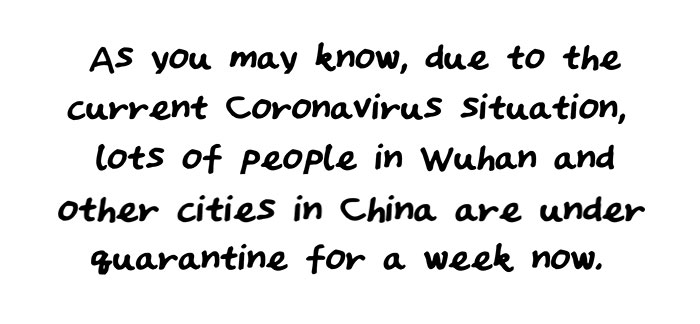 Artist From Wuhan Shows The Benefits Of Coronavirus, But Reveals The Situation Is Worse Than On The News