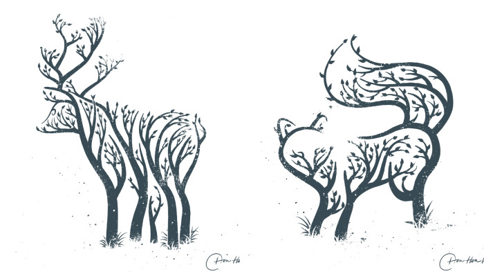 I Created A Tree Animal Illustrations To Help The Imagination Of Kids Run Wild