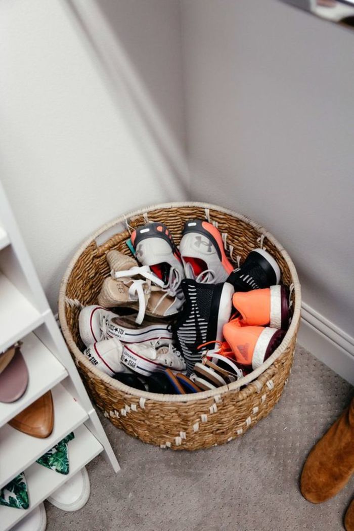 Basket For Storing Shoes