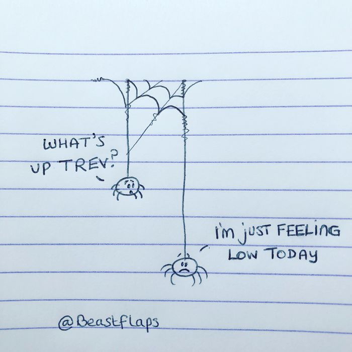 24 Funny Doodles This Artist Drew During Meetings They Didn't Need To Be At