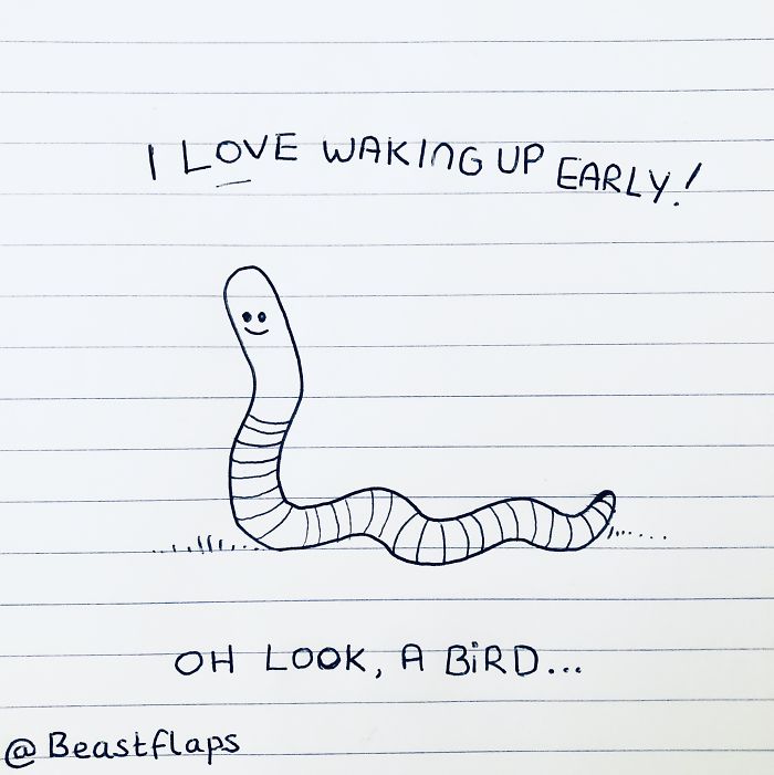 24 Funny Doodles This Artist Drew During Meetings They Didn't Need To Be At