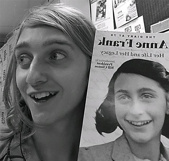 My Coworkers And I All Think My Other Coworker Looks Just Like Anne Frank