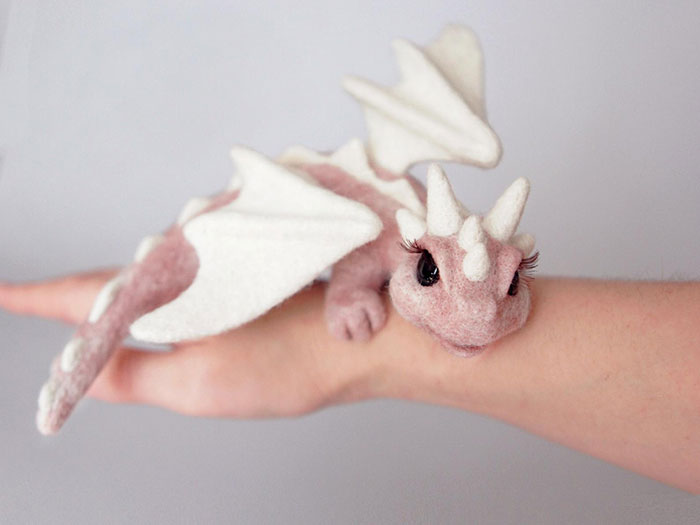 Ukrainian Artist Creates Felted Dragons To Make Your Home Cosy (15 Pics)