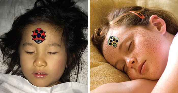 This Bug-Shaped Sticker Is An Ingenious Way To Measure Your Child’s Temperature Without Any Hassle