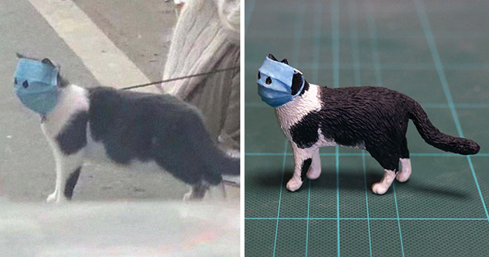 Japanese Artist Turns Hilarious Animal Moments Into Sculptures, And The Result Makes Them Even Funnier (30 Pics)