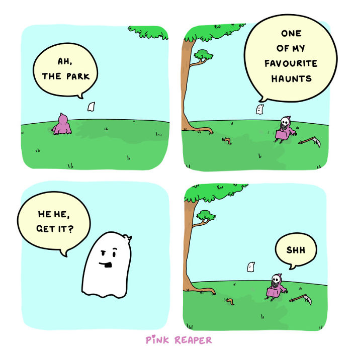 Wholesome Webcomic About The Grim Reaper’s Brighter Side (15 Pics)
