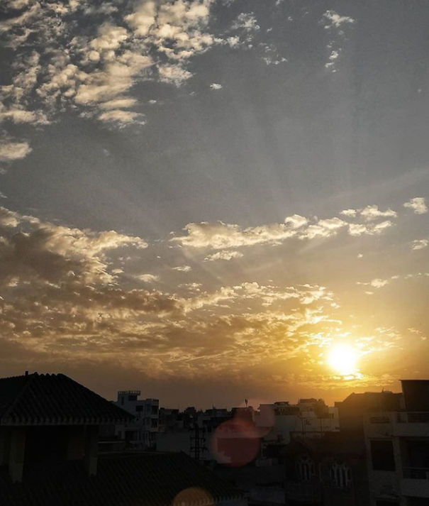 Sunset View From My Terrace