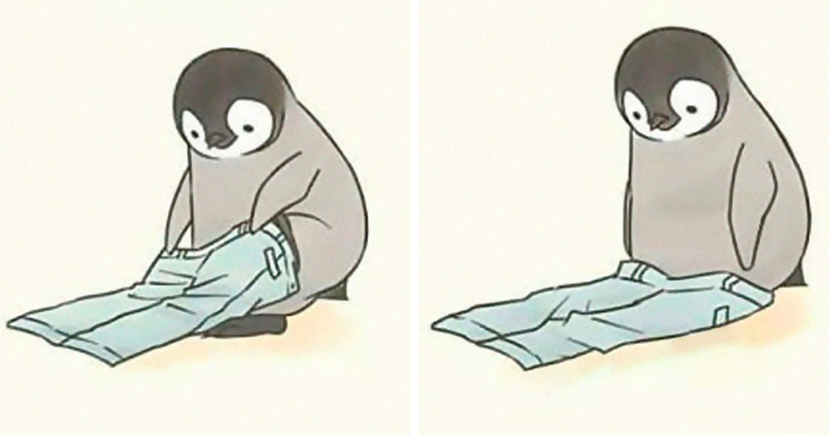 This Artist Draws Comics About A Little Penguin Who Fails At Basic Life  Tasks, Except Being Super Cute (30 Pics) | Bored Panda