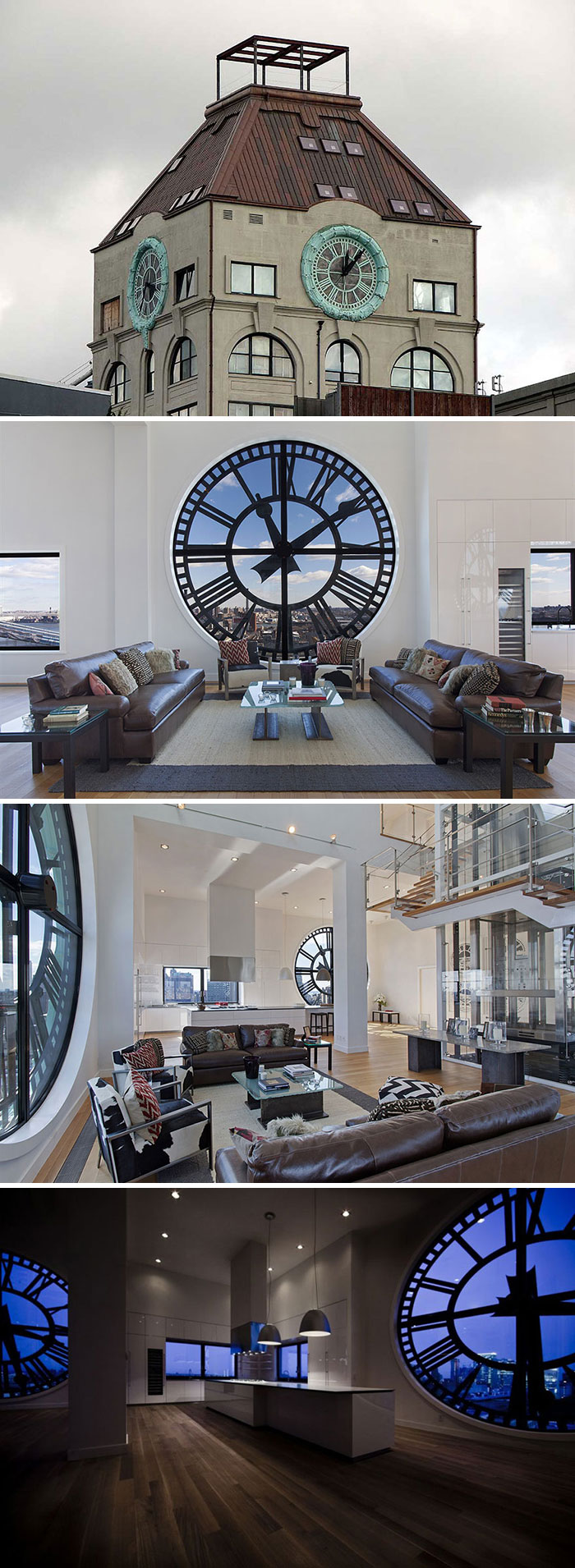 Old Clock Tower Transformed Into A Penthouse