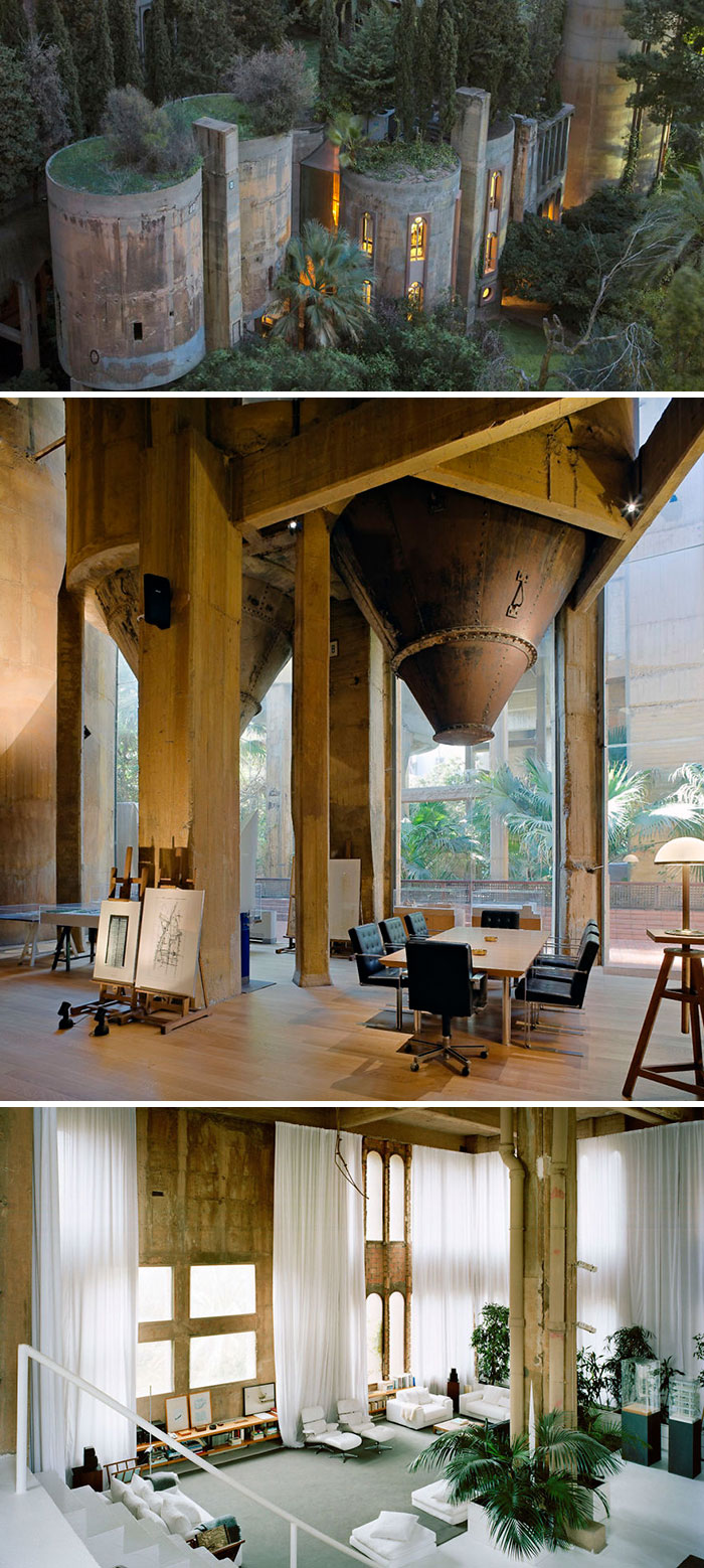 Architect Turns Old WWII Era Cement Factory Into His Home
