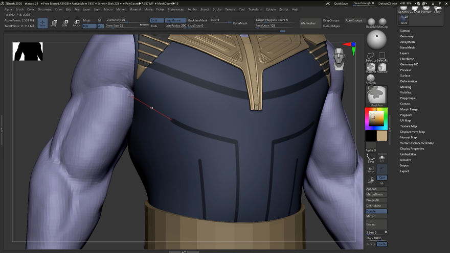 Incredibly Satisfying Timelapse Of Creating Thanos Gives Rare Look Into What It Takes To Make The Characters You See In Films (17 Pics + Video)