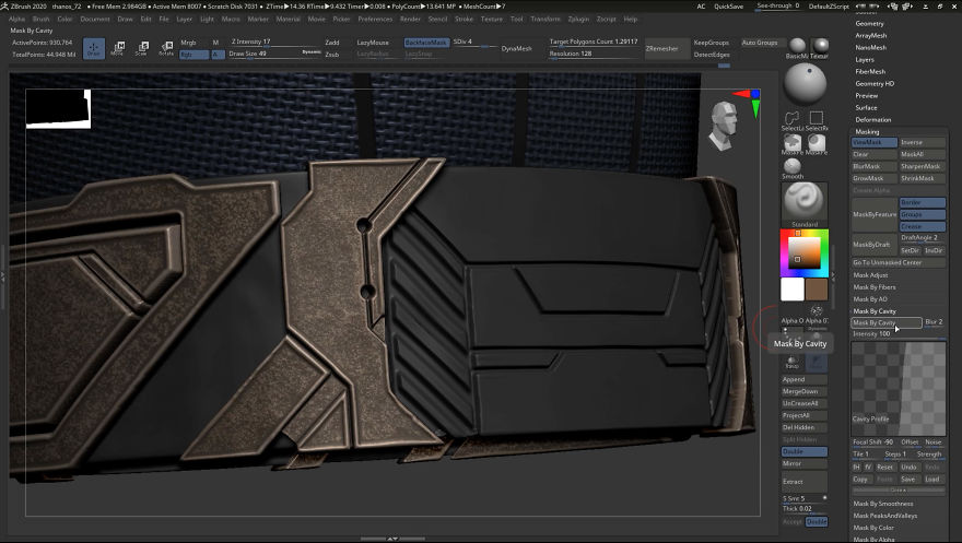 Incredibly Satisfying Timelapse Of Creating Thanos Gives Rare Look Into What It Takes To Make The Characters You See In Films (17 Pics + Video)