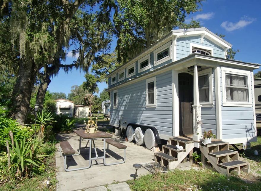 Couple Buys Florida Island And Builds 2nd Tiny House