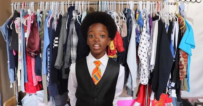 This Kid Opened Up A Thrift Store For Low-Income Families Where Everything's Under $10