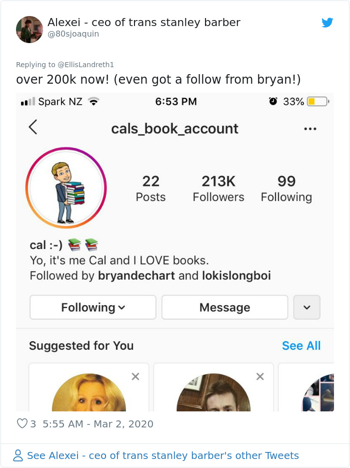 Classmates Bully This Boy For Creating An Insta Account Reviewing Books In A Group Chat, They Add Him So He Can See It