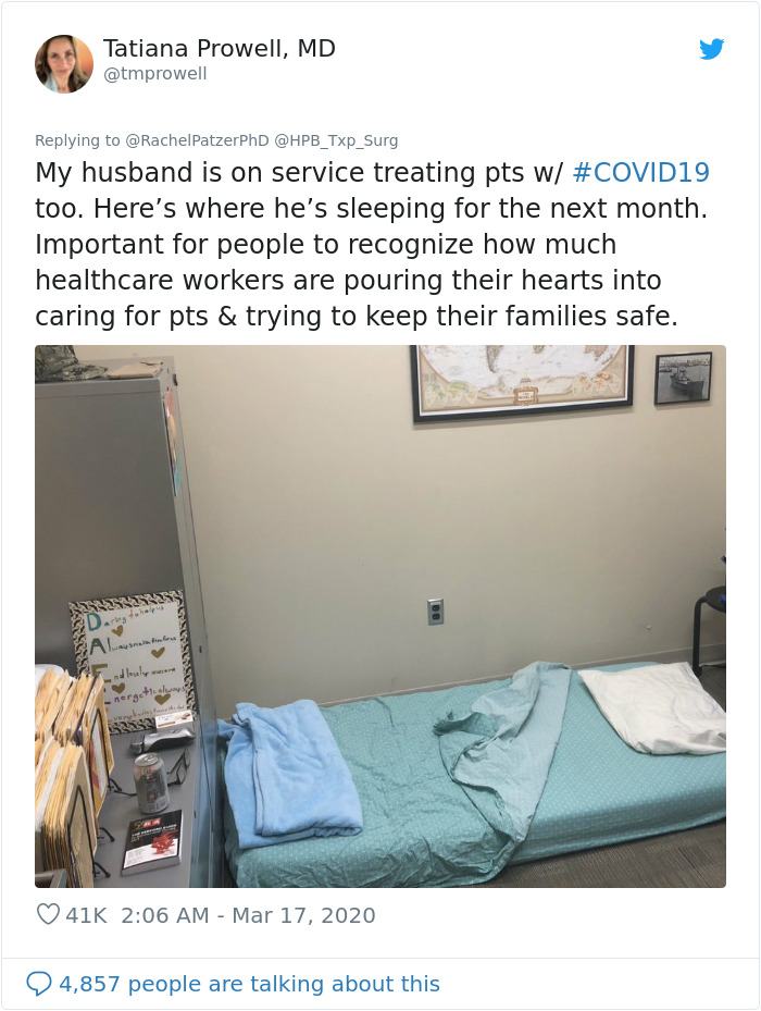 Woman Is Heartbroken Seeing People In Restaurants After Her Healthcare Worker Husband Is Forced To Live In A Garage