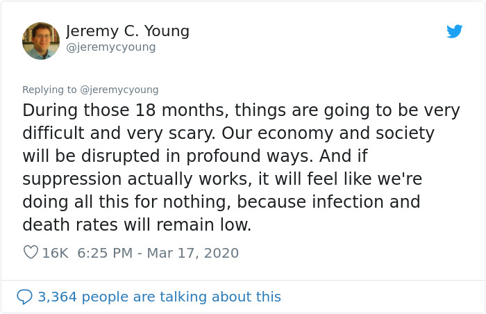 Scientist Explains What Would Happen If "The US Does Absolutely Nothing And Lets Virus Take Its Course"