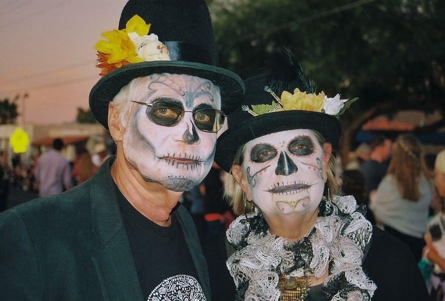 Couple With Face Paint