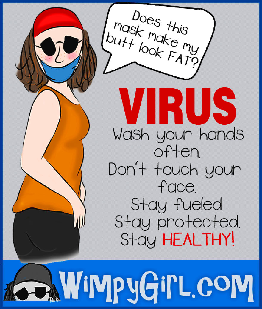 Wimpy Girl Fights Coronavirus