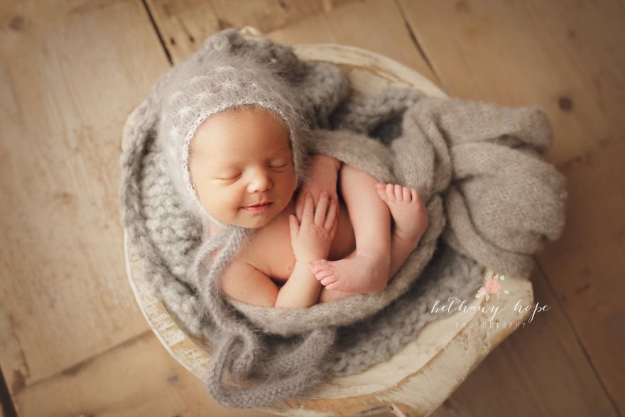 I Capture Smiling Newborn Babies
