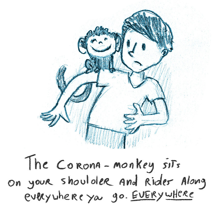 I Drew A Little Monkey Story To Explain Coronavirus To My Kids
