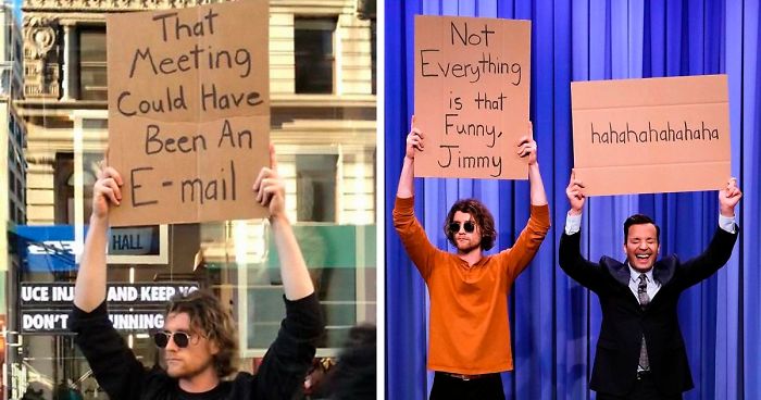 Dude With A Sign Has 5 7 Million Followers For Dropping Truth Bombs On Signs In Public Bored Panda