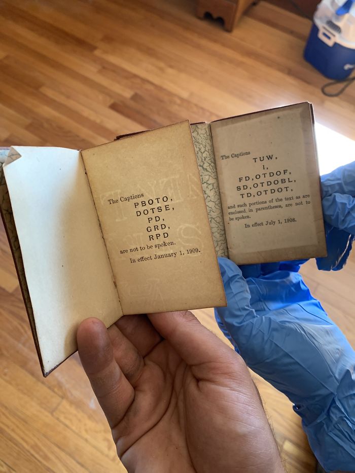 Small Booklets Of Gibberish Found In A Vacant Home, Appears To Possibly Be Military Related