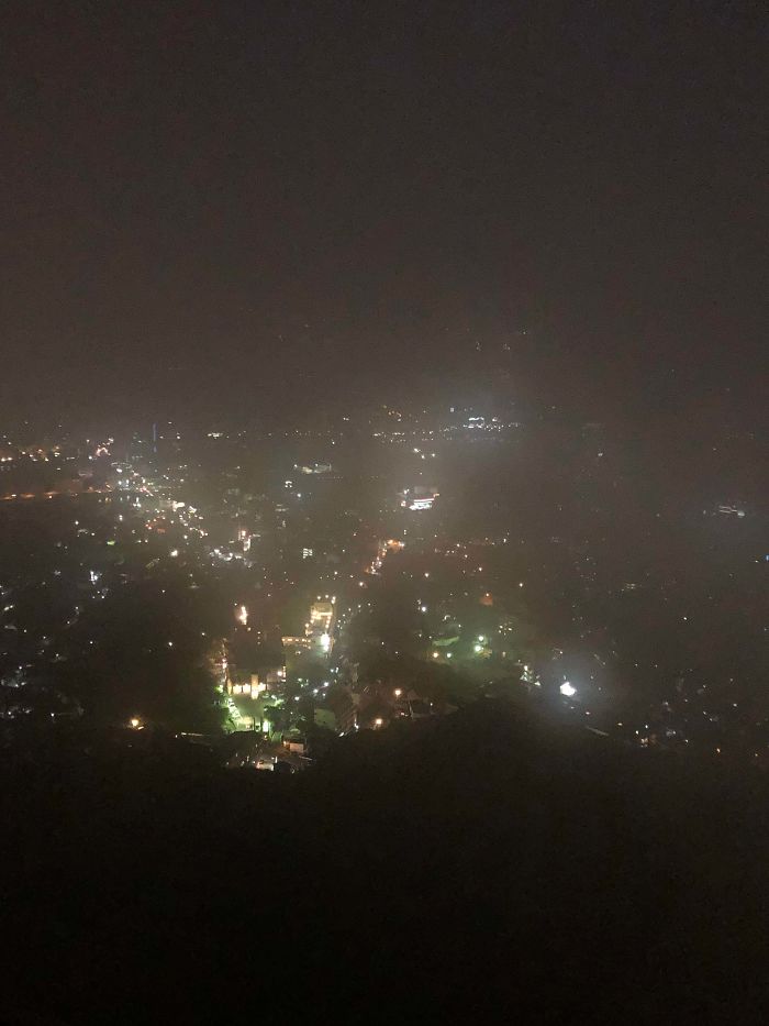 Travelled To Nagasaki To See One Of The Top Three Night Views In The World - It Was Foggy