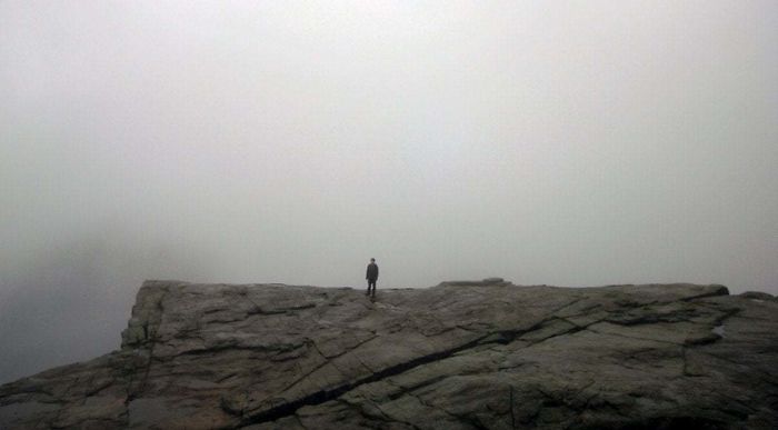 After Several Hours Of Walking, I Was Awarded With This Magnificent View From The Pulpit Rock, Norway