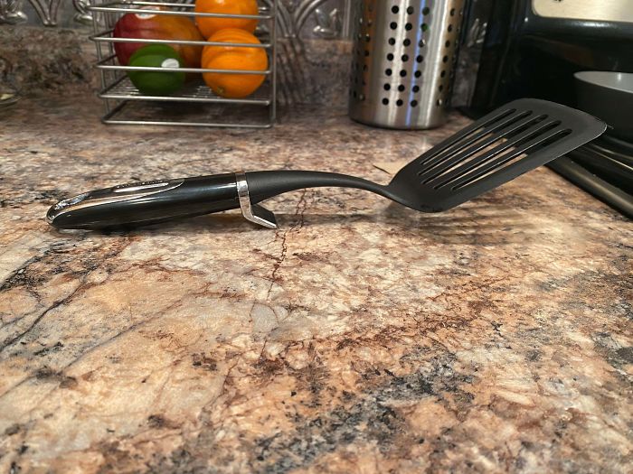 My Spatula Has A Little Stand So It Doesn’t Touch The Counter