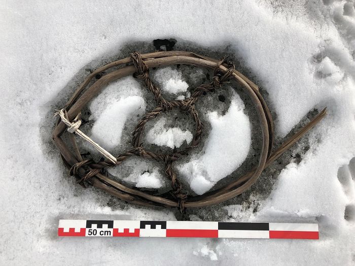 Viking/Medieval Age Horse Snow Shoe Found Perfectly Preserved In Melting Ice