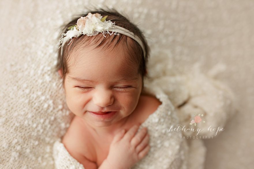 I Capture Smiling Newborn Babies