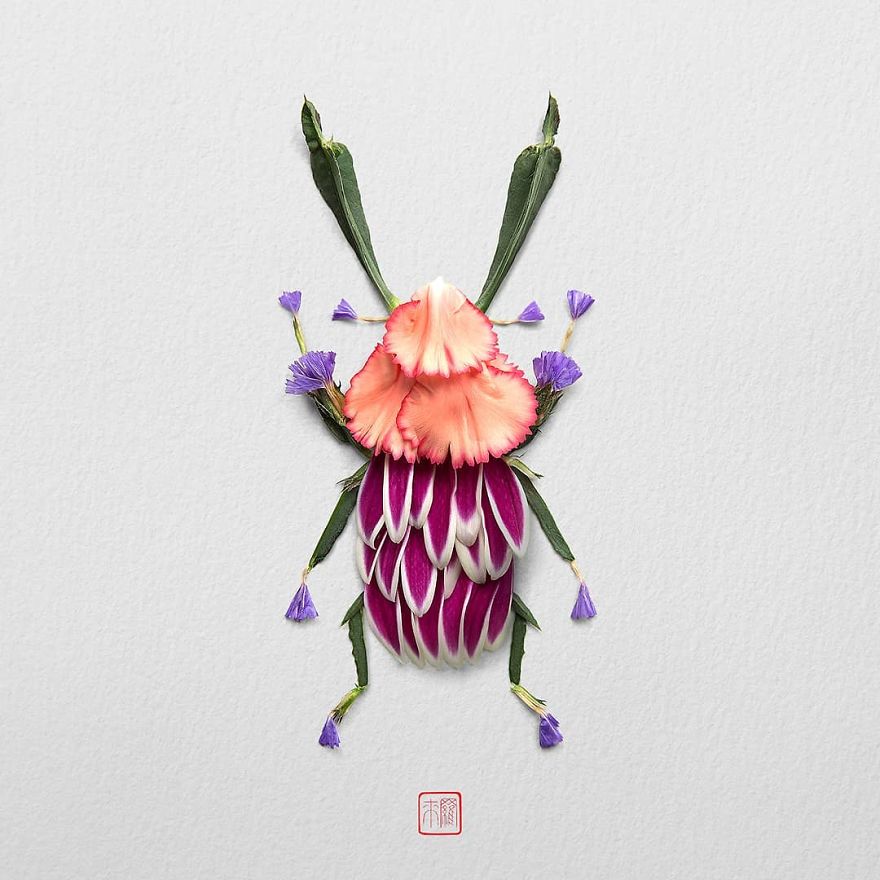 Insects-Flower-Arragements