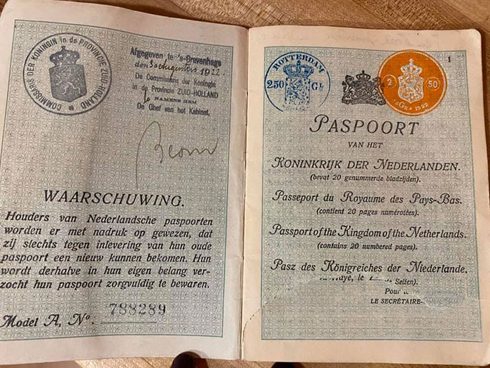 Here's What European Passports From 100 Years Ago Look Like