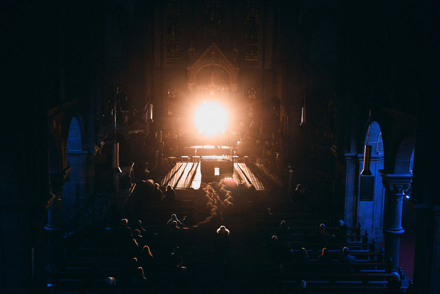 Blinding Lights And Immersive Sounds Evoke Essential Questions In Church. Blinding Lights And Immersive Sounds Evoke Essential Questions In Church.