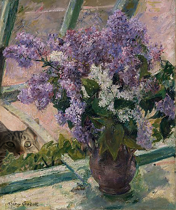 "Lilacs In A Window" With Giorgio, Mary Cassatt