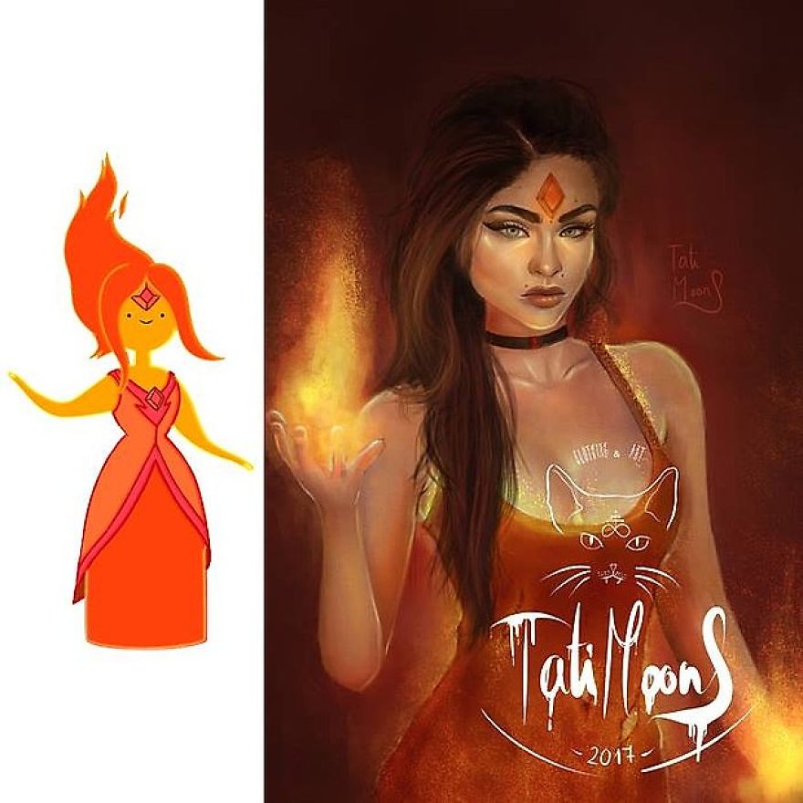 Flame Princess From Adventure Time