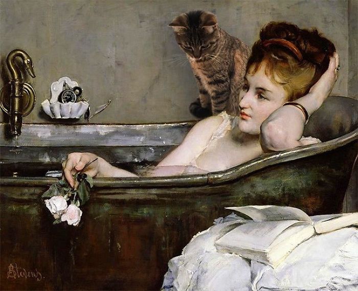 "The Bath" With Beezie, Alfred Stevens