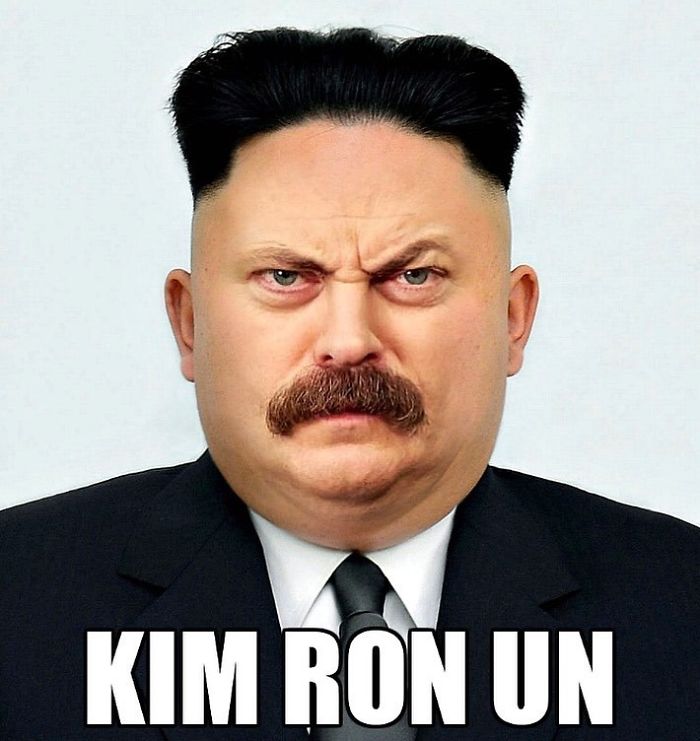 Kim Jong Un And Nick Offerman