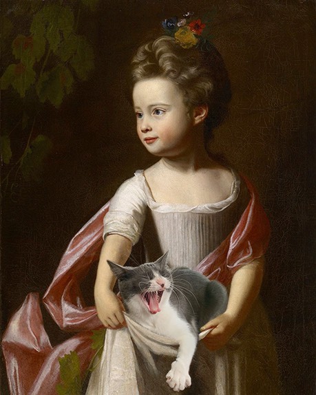 "Little Girl With Grapes" And Moochie, John Singleton Copley