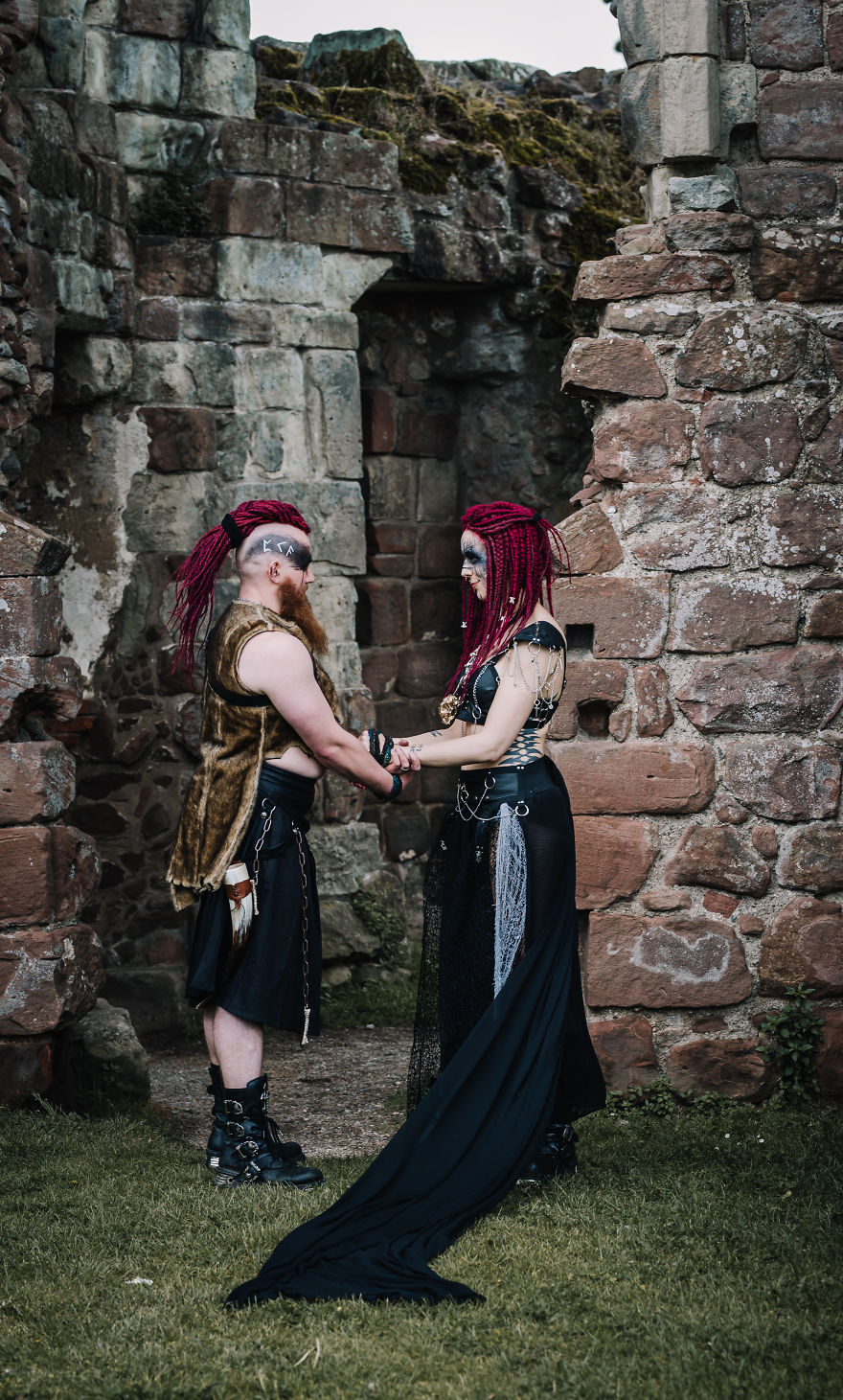 We Recreated Their Wedding Day As Post-Apocalyptic Vikings