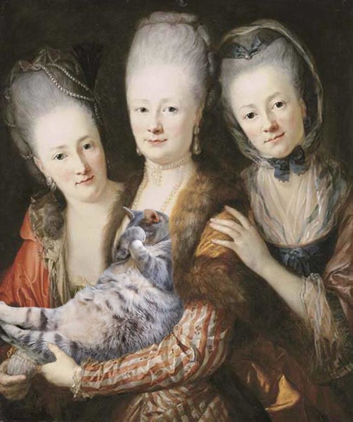 "Portrait Of The Three Daughters Of Julius Johann Von Vieth Und Gossenau" With Lawrence, Anton Graff