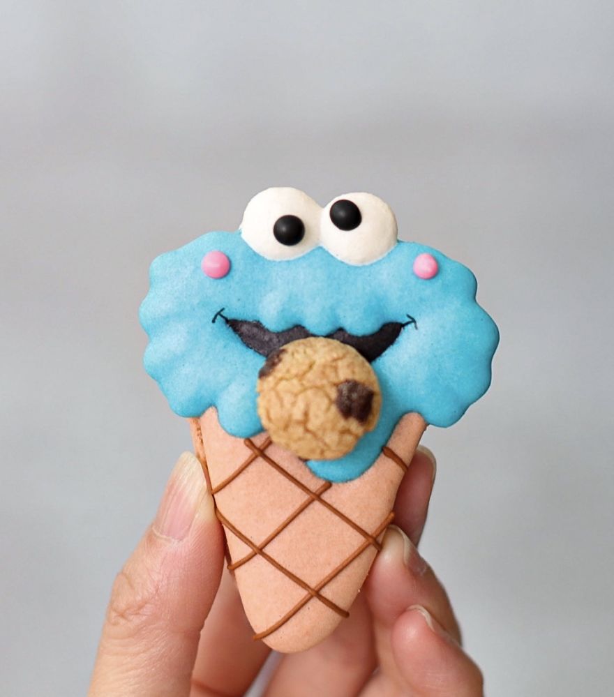 Cute Characters Macarons To Cheer You Up During Quarantine.