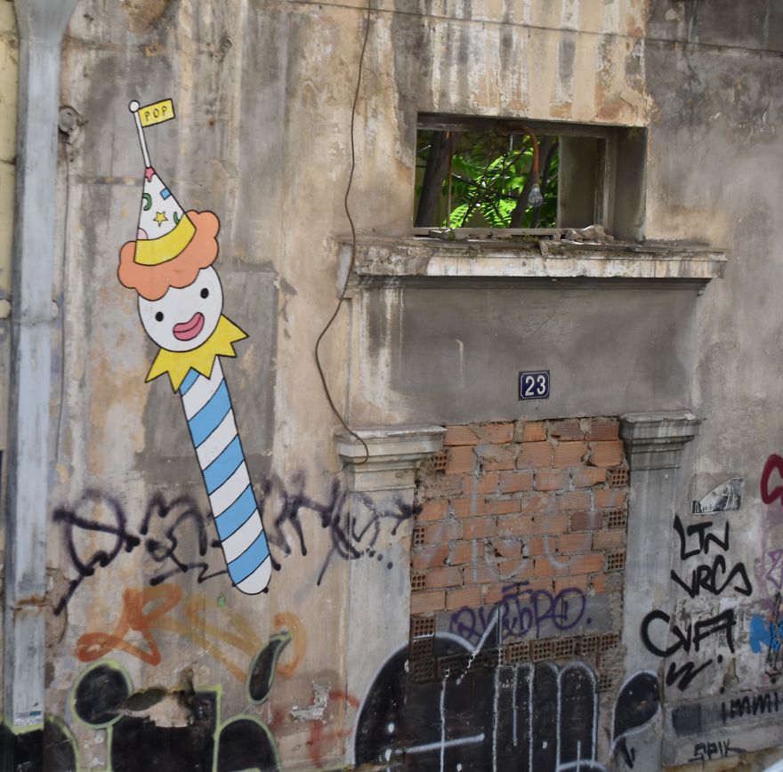 Street Art In Athens, Greece