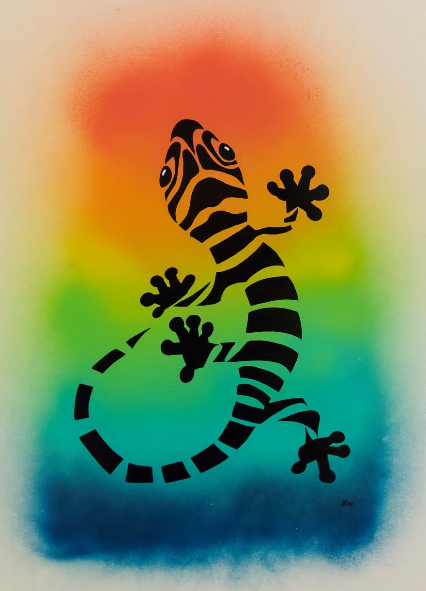Great Drawings Of Colorful Animals