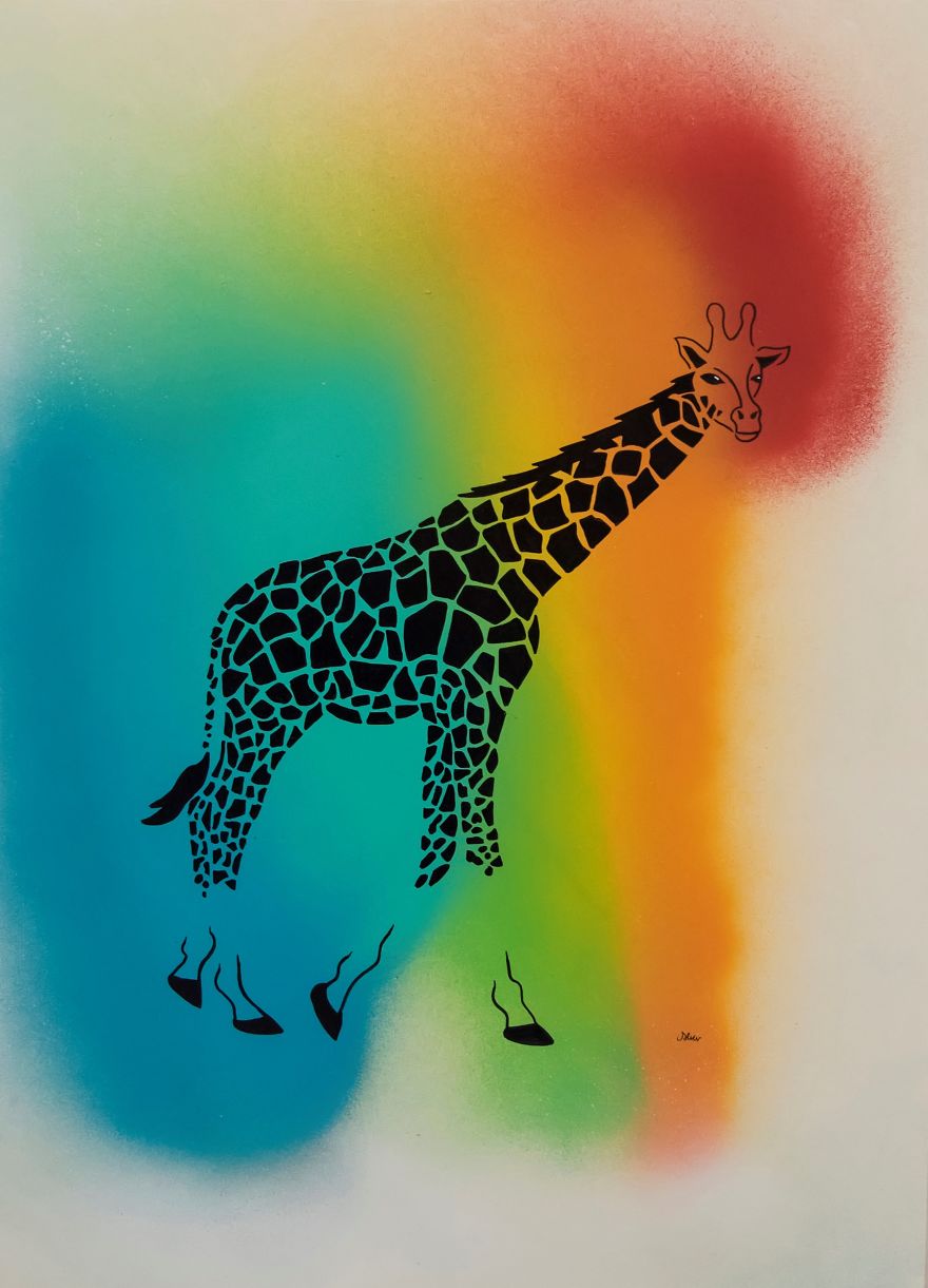 Great Drawings Of Colorful Animals